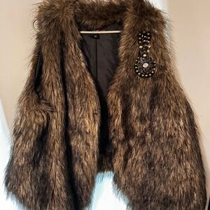 Women's fur vest